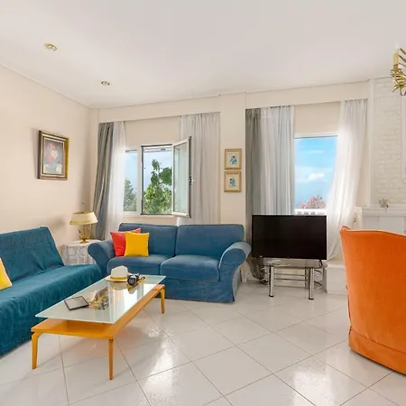 Vila Stella-majestic Hill-top Near In Korinthos